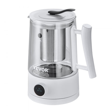 VEVOR Waterstofwaterkangenerator, 1,5 liter waterstofgeneratorketel met grote capaciteit, SPE- en PEM-technologie, waterstofrijke waterionisator voor het zetten van koffie of thee