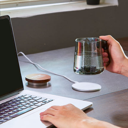 VEVOR waterstofwaterbeker, 400 ml waterstofgenerator, draagbare waterstofwaterionisatiemachine met SPE-technologie en draadloos laadstation, waterstofrijke waterfles