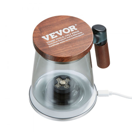 VEVOR waterstofwaterbeker, 400 ml waterstofgenerator, draagbare waterstofwaterionisatiemachine met SPE-technologie en draadloos laadstation, waterstofrijke waterfles