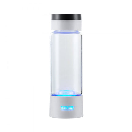 VEVOR Waterstofflesgenerator, draagbare waterstofwatermaker 380 ml, waterstofrijke waterionisator met SPE-technologie, met neusinhalatiebuis en zelfreinigend