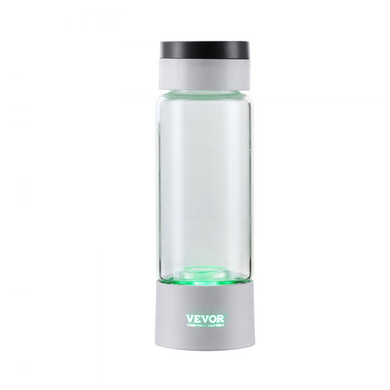 VEVOR Waterstofflesgenerator, draagbare waterstofwatermaker 380 ml, waterstofrijke waterionisator met SPE-technologie, met neusinhalatiebuis en zelfreinigend