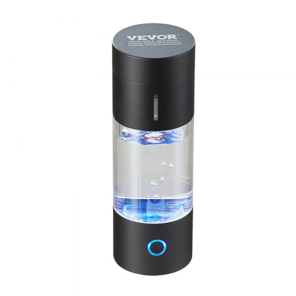 VEVOR Waterstofflesgenerator, draagbare waterstofwatermaker 230 ml, waterstofrijke waterionisator met SPE-technologie, met neusinhalatiebuis en zelfreinigend