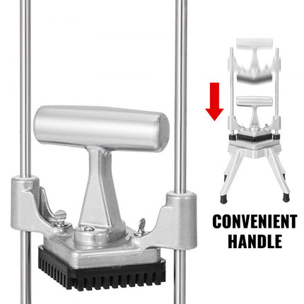 VEVOR Groentesnijder Set Fruitblokjessnijder 1/4" Handmatig keukengerei