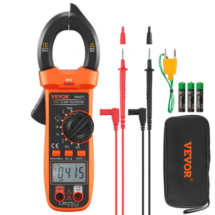 VEVOR stroomtang stroomtang stroomtang stroomtang stroomtang multimeter 3999 counts