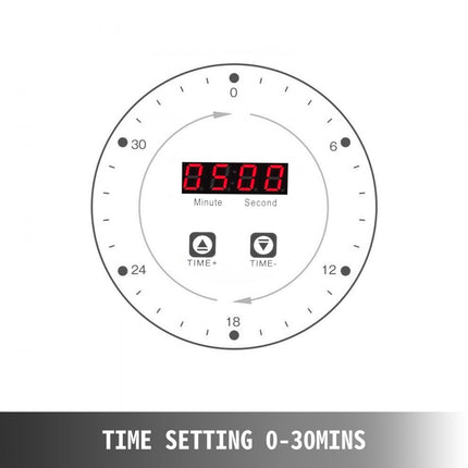 Ultrasoon reiniger reinigingsapparaat 10 L digitaal met ontgassingsfunctie glazen