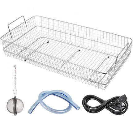 VEVOR ultrasone sieradenreiniger verwarming timer glazen ringreinigingsapparaat