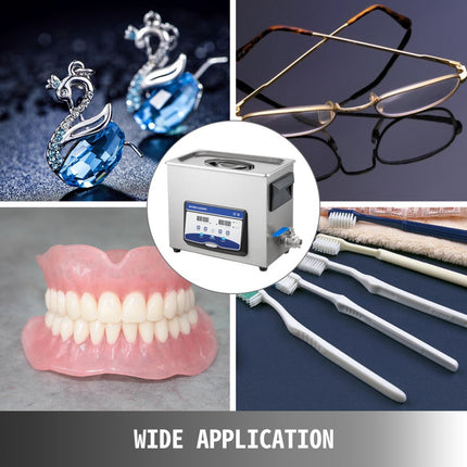 Ultrasoon reiniger reinigingsapparaat 6.5L digitaal met ontgassingsfunctie etc.