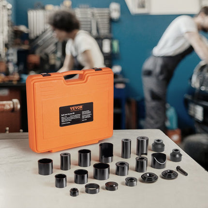 VEVOR 23 stuks Kogelgewricht Trekker Kogelgewricht Trekker Set 520 x 430 x 90 mm Universele Kogelgewricht Extractor Tool Set Koolstofstaal Auto