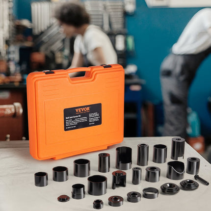 VEVOR 25 stuks Kogelgewricht Trekker Kogelgewricht Trekker Set 520 x 430 x 90 mm Universele Kogelgewricht Extractor Tool Set Koolstofstaal Auto