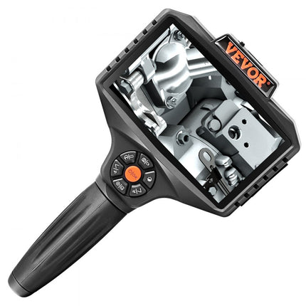 VEVOR endoscoop camera drievoudige lens 5" Ips scherm 854x480 inspectie camera 5m kabel pijp camera 5000mAh batterij voor 5-6 uur riool camera IP67