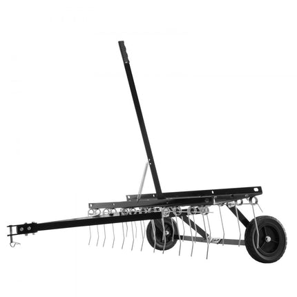VEVOR verticuteermachine, gazoneg, mosverwijderaar, gazonbeluchter, 24 tanden, 121,9 cm