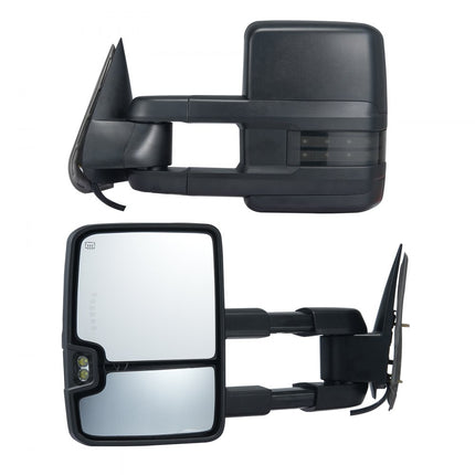 VEVOR elektrische zijspiegels voor Chevrolet Silverado (2014-2021)/GMC zwart