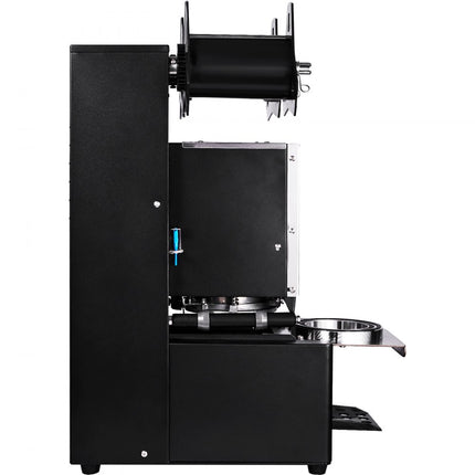 VEVOR Sluitmachine 500-650 kopjes/uur Kopsluitmachine voor 190 mm hoge 90/95 mm grote kopjes Elektrische Boba-theesealer met digitale LCD-bediening voor bubbelmelk, thee, koffie, zwart