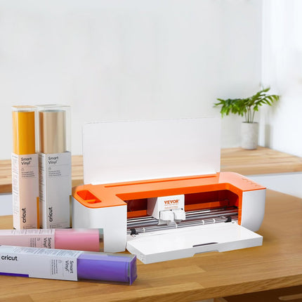 VEVOR vinylsnijmachine, doe-het-zelf-snijmachine met Bluetooth-connectiviteit, compatibel met iOS, Android, Windows en Mac, uitgebreide ontwerpen inbegrepen, aangepaste kaarten, huisdecoratie