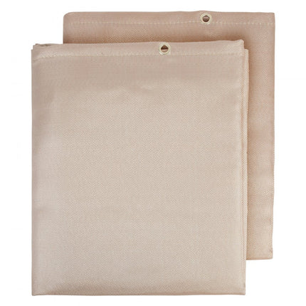 VEVOR lasdeken 1900 x 2420 mm lasdeken 537 ℃ hittebestendigheid hittebeschermingsstof hittebeschermingsmat koolstofvezel blusdeken brandwerende pad brandwerende mat brandmat goud