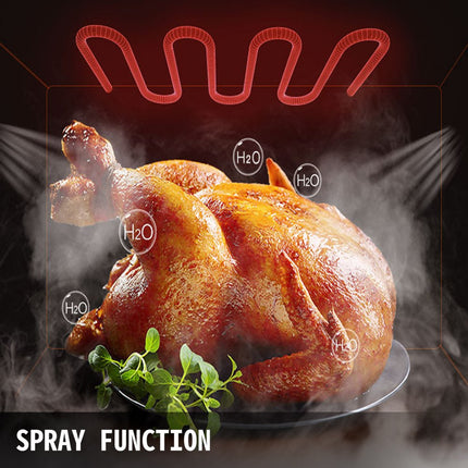 VEVOR Elektrische Convectie Broodrooster Oven Commerciële Bakoven 60 L 4-laags