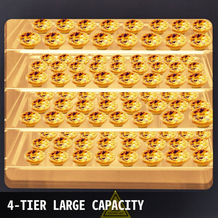 VEVOR Elektrische Convectie Broodrooster Oven Commerciële Bakoven 60 L 4-laags