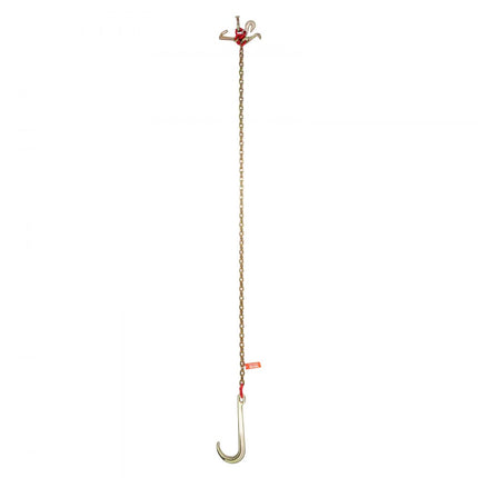 VEVOR 5/16"x6' G80 trekketting 15" J-haak lange schacht RTJ & grijphaak sleepkraan