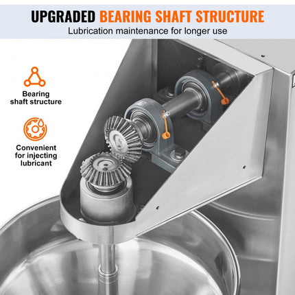 VEVOR Commerciële gehaktbalvormmachine voor vis, rundvlees, varkensvlees, 6 modellen