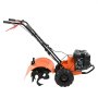 VEVOR tuinfrees 212CC waterverplaatsing motorschoffel op gas 490mm teeltbreedte motorfrees 100mm teeltdiepte grondschoffel 65Mn teeltmesfrees 1680x500x1000mm cultivator