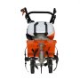 VEVOR tuinfrees 43CC waterverplaatsing motorschoffel op gas 300mm teeltbreedte motorfrees 100mm teeltdiepte grondschoffel stalen teeltmes veldfrees 1110x448x910mm cultivator