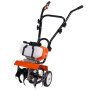 VEVOR tuinfrees 43CC waterverplaatsing motorschoffel op gas 300mm teeltbreedte motorfrees 100mm teeltdiepte grondschoffel stalen teeltmes veldfrees 1110x448x910mm cultivator