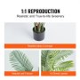 VEVOR Areca Catechu Kunstmatige 800x800x1524mm Kunstplant PE Kunstplanten Plastic Planten in Pot Betelnoot Palm Geurloos Waterdicht Ideaal voor Slaapkamer Studeer Woonkamer