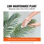 VEVOR Kunstmatige Goudfruitpalm 1030x1030x1981mm Kunstplant PE Kunstplanten Plastic Planten in Pot Geurloos Waterdicht Ideaal voor het decoreren van Slaapkamer Studeer Woonkamer