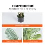 VEVOR Areca Catechu Kunstmatige 800x800x1828mm Kunstplant PE Kunstplanten Plastic Planten in Pot Betelnoot Palm Geurloos Waterdicht Ideaal voor Slaapkamer Studeer Woonkamer