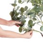 VEVOR Eucalyptus Kunstmatige 80x80x181cm Kunstplant PE Kunstplanten Nep Plastic Planten in Pot Kunstbloem Geurloos Waterdicht voor Decoratie van Slaapkamer Studeer Woonkamer