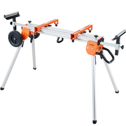 VEVOR afkortzaagbasismachinetafel 112-65cm verstekzaagstandaard