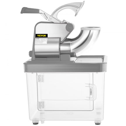 VEVOR Commerciële Sneeuwkegelmachine Ijsscheerapparaat 180 kg/uur Sneeuwkegelmaker 300W Ijsbreker