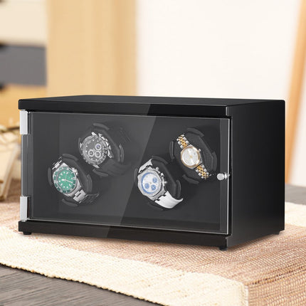 VEVOR watchwinder voor 4 automatische horloges met 2 stille Japanse Mabuchi motoren