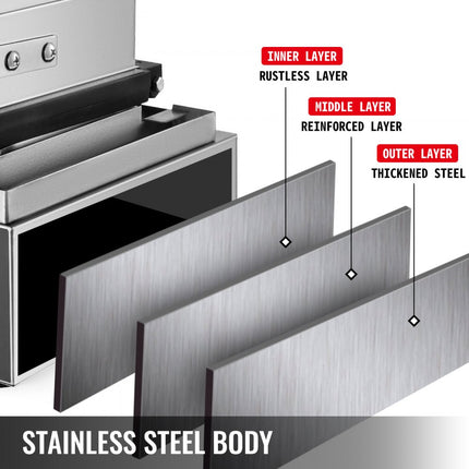 Vevor Bubble Wafelijzer Egg Waffle Maker Elektrische Wafelijzer 6wafels Per Keer