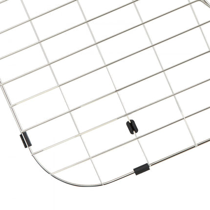 VEVOR keukengootsteenbeschermer 660 x 356 x 25,4 mm roestvrijstalen afdruiprooster spoelbakmat, spoelbakrooster bescherming van de afvoerprestaties van gootstenen, potten, pannen, borden, bestek, enz.