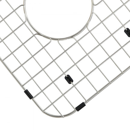 VEVOR 2 stuks gootsteenbeschermers, 348 x 295 x 25,4 mm gootsteenroosters met gecentreerde gaten, roestvrijstalen afvoergootsteenrooster, grote gootsteenvloerroosters, spoelbakaccessoires