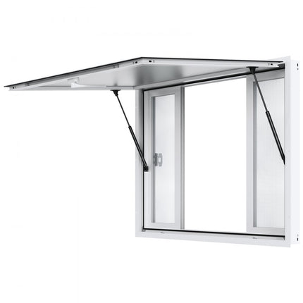 VEVOR snackstandaard serveerraam foodtruck service luifel 943x110mm aluminium