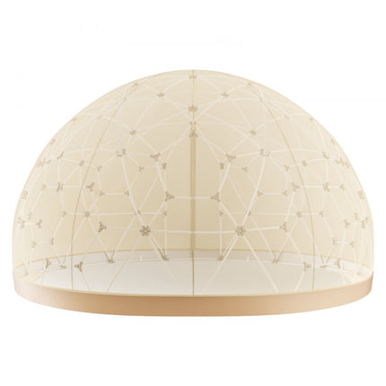 VEVOR Tuinkoepel Bubble Tent Iglo Camping PVC Koepeltent Dubbellaags 2,9 m