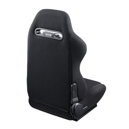 VEVOR 2 racestoel Verstelbare racestoel met schuifcockpit van polyesterstof