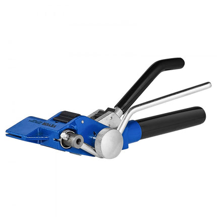 VEVOR bandomsnoeringsset met omsnoeringsspanner, 30 m lengte 304 roestvrijstalen band, 100 metalen afdichtingen, palletverpakking omsnoeringsbandset, bandverpakkingstape voor verpakking