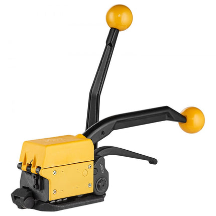 VEVOR staalbandapparaat voor 1/2"-3/4" breedte, 3-in-1 (spanner, crimper, snijder), handmatige tape-verpakkingsbandmachine, verpakkingsmetaalstaalbandbandmachine voor Edels