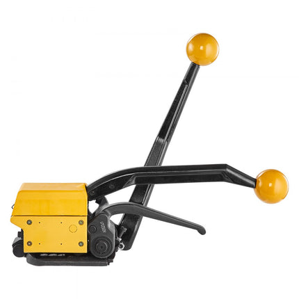 VEVOR staalbandapparaat voor 1/2"-3/4" breedte, 3-in-1 (spanner, crimper, snijder), handmatige tape-verpakkingsbandmachine, verpakkingsmetaalstaalbandbandmachine voor Edels