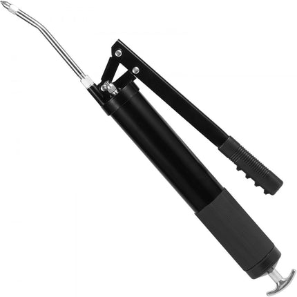 VEVOR Vetspuit 10000PSI Handbediende vetspuit 600CC Vetspuit met één hand Koolstofstaal en aluminiumlegering Handmatige vetspuit met Φ9x470mm slang Handhendel Vetspuit Vetspuit 428x130x56mm