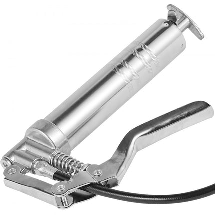 VEVOR-vetspuit, 3500 PSI, capaciteit 4 OZ / 120 CC, professioneel handpistool, met 11,65" flexibele slang, 2 zwarte platte koppelingen, 1 versterkt mondstuk en 2 stijve metalen buizen