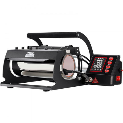 VEVOR hittepersmok hittepers 887 ml sublimatiemok DIY zwart