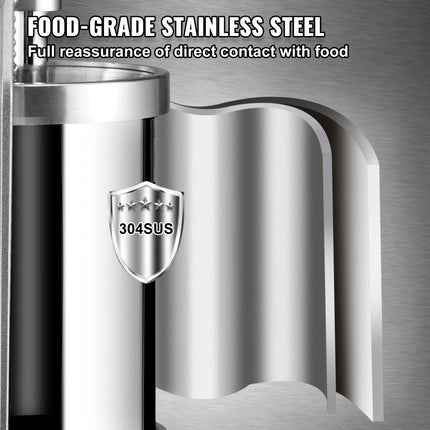 VEVOR Worstvuller Worstmachine Worstvulmachine 3L Handmatige Worstspuit