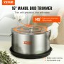 VEVOR 16" Harvester Handmatige Trimmer Knoptrimmer 2 soorten trimgaas voor het snijden van natte/droge planten Tumble Cutter Bowl Bud Leaf Trimmer