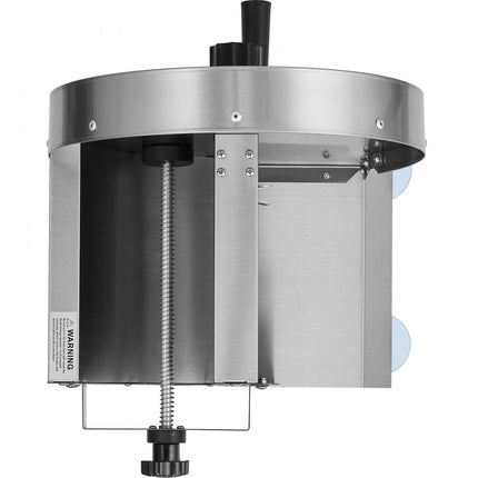 VEVOR Handmatige groente-fruitsnijder 0-12 mm dikte verstelbare snijmachine Roestvrijstalen voedselsnijder met 2 reservemessen voor aardappelen, komkommers, citroenen, tomaten