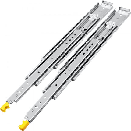 VEVOR Lade Rails Ladegeleiders met Slot 1 Paar 30 Telescopische Rails Zwaar Industrieel Saal tot 500 lbs Capaciteit Ladelopers 3-voudig