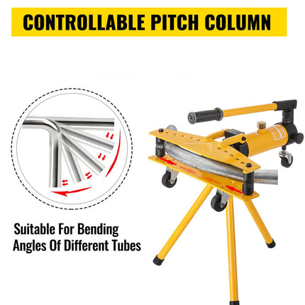 VEVOR Handmatige hydraulische pijpbuiger Scheepsbouwmachine-industrie.Hoge kwaliteit